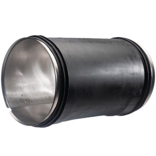 VIP-WECO REMOTE Circum Mini non-walkable pipe repair system installed inside pipeline